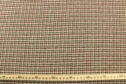 Mantelstof - Pied de Poule - Brown/Pink/Beige