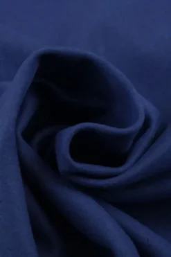 Mantelstof Wol - Kobalt Blauw