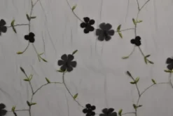 Mesh - Embroidery Floral - Black 14