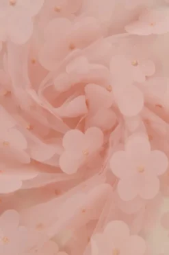 Mesh Flower - Old Pink 19