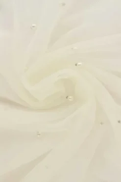Mesh Pearls - Champagne - 22