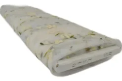 Mesh - Vanilla Embroidery Floral on White - 10