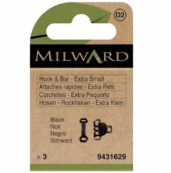 Milward - Broek- en rokhaken maat XS - Zwart