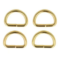 Milward - D-Ringen 20mm - Gold - 4 stuks