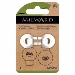 Milward - Koordstopper bol 6mm - wit