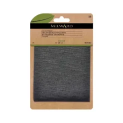 Milward - Reparatiedoek Opstrijkbaar 24x9cm - Dark Grey