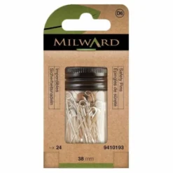 Milward Veiligheidsspelden - 38mm - Zilver