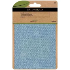 Milward Verstelstuk opstrijkbaar - Light Denim 10x15 cm