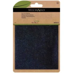 Milward Verstelstuk opstrijkbaar - Dark Denim 12x44cm