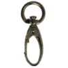 Musketonhaak - Dark Silver - 10mm