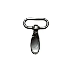 Musketonhaak 30 mm - Zilver