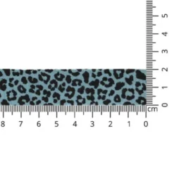 Oaki Doki Biaisband Tricot - Leopard - Lavender/Blue