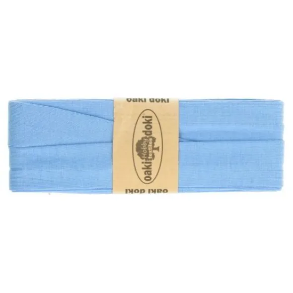 Oaki Doki Tricot Biaisband - Blauw 103
