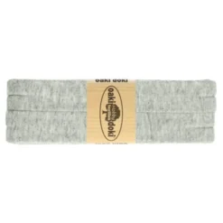 Oaki Doki Tricot Biaisband - Gemeleerd Licht Grijs 065