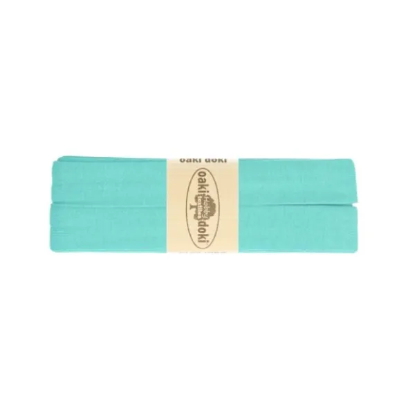 Oaki Doki Tricot Biaisband - Helder Turquoise/Aqua 930