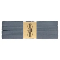 Oaki Doki Tricot Biaisband - Vintage Staal Blauw 106