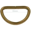 Opry D-ring - Old Gold - 32mm