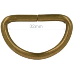 Opry D-ring - Old Gold - 32mm
