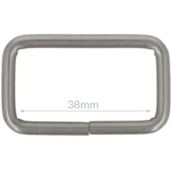 Opry Gesp - Mat Silver - 38mm