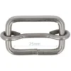 Opry Gesp met schuif - Mat Silver - 25mm
