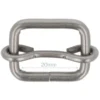 Opry Gesp met Schuif - Mat Silver - 20mm