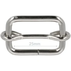 Opry Gesp met schuif - Silver - 25mm