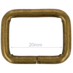 Opry Gesp - Old Gold - 20mm