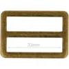 Opry Gesp Plat - Old Gold - 32mm