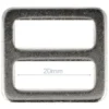 Opry Gesp Plat - Silver - 20mm