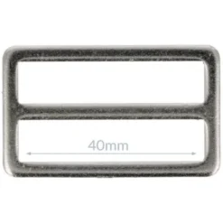 Opry Gesp Plat - Silver - 40mm