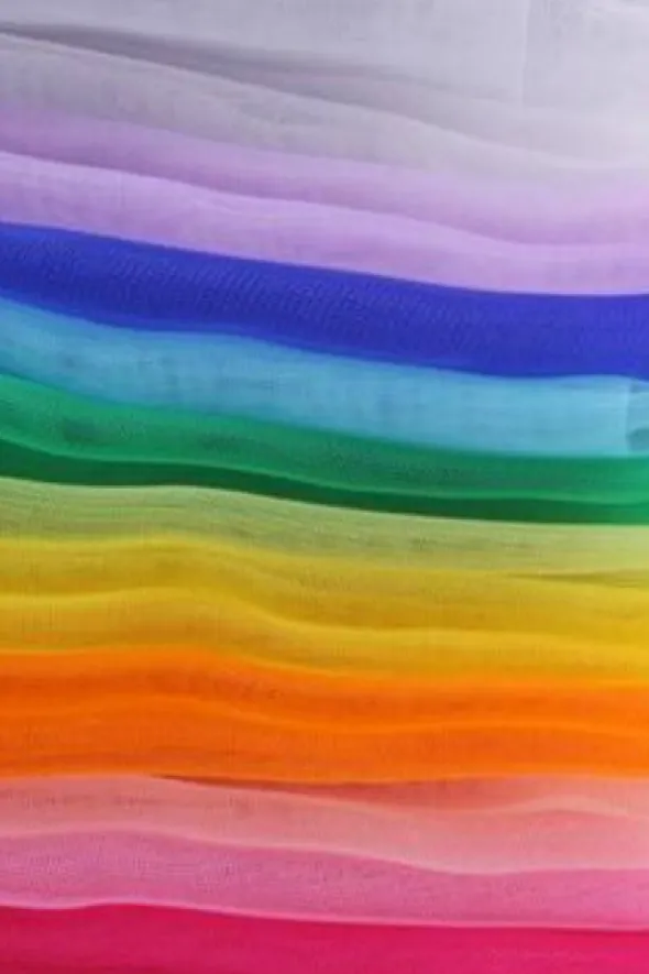 Organza Goud Bruin - 44