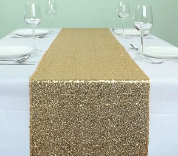 Pailletten Stof - Goud