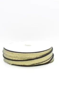 Paspelband - Zwart/Goud