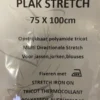 Plak Stretch - 75x100cm Zwart
