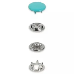 Prym - Gekleurde Jersey drukknopen 12mm - Turquoise