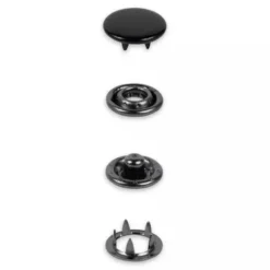 Prym - Gekleurde Jersey drukknopen 12mm - Black
