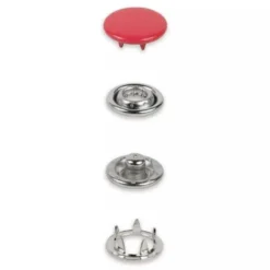 Prym - Gekleurde Jersey drukknopen 12mm - Red