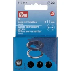 Prym - Gekleurde Nestelringen 11mm - Navy