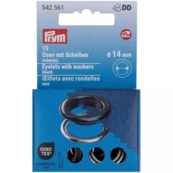 Prym - Gekleurde Nestelringen 14mm - Black