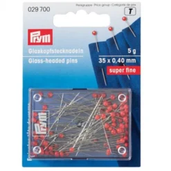 Prym Glaskopspelden Rood - Extra Fijn