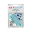 Prym Love - Jersey Drukknopen - Blauw/Wit