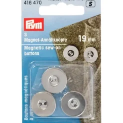Prym Magneetknoop Zilver - 19mm