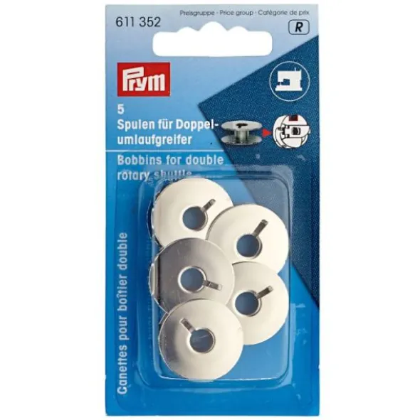 Prym Spoelen voor Dubbele Omloopgrijper - Metaal ø 21,9x9,0mm