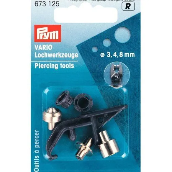 Prym - Vario Ponsstempels 3-4-8mm