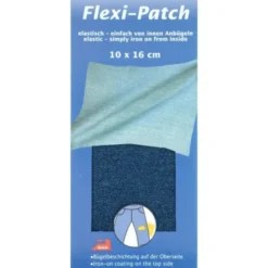 Reparatiedoek Jeans Stretch reverse - blauw - 10 x 16 cm