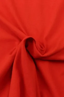 Rib Jersey - Amazing Red