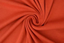 Rib Jersey - Bright Red