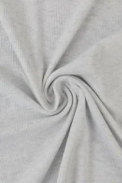 Rib Jersey - Soft Light Grey