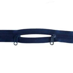 Rits met 2 Schuivers - 80cm - Niet Deelbaar - Navy