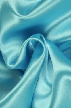 Satijn aqua blauw - 06